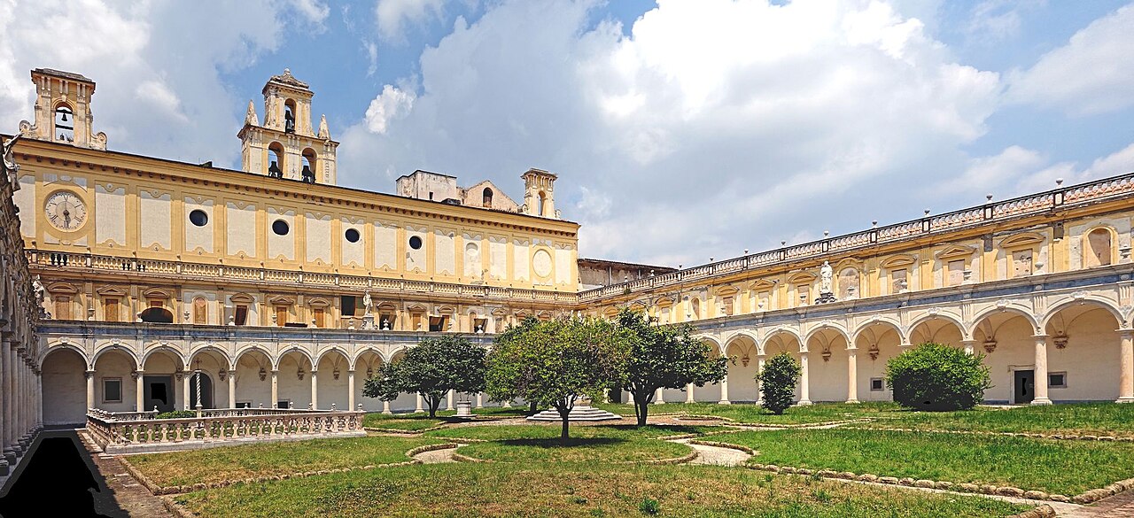 Main cloister of the Certosa di San Martino in Naples